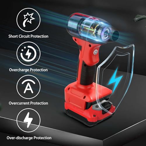 Cordless Leaf Blower, 130000 RPM High Speed Jet Fan, Compatible with Craftsman 20V Battery, Lightweight Handheld Electric Blower for Lawn Care, Yard, Patio, Dust & Debris Cleaning - size: 130000 RPM for Craftsman 20V