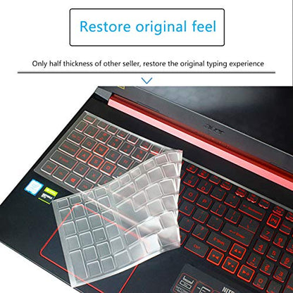 Keyboard Cover for Acer Nitro 5, Nitro 16, Nitro 17, Predator Helios 300 PH315-55/54/53/52 PH317-53/54, Nitro 5 AN515-58/57/56/54/55/45/43/44 AN517-54/53/51/52(Not Fit Nitro V15 V16, PH16-72 PH18-72) - color: TPU