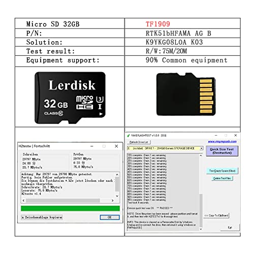 Factory Wholesale Micro SD Card 32GB U3 Pack of 3 MicroSDHC with Adapter Produced by Authorized Licencee(32GB) - size: 32GB U3