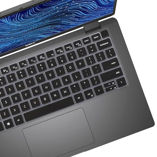 Keyboard Cover for Dell Latitude 3000 3340 13.3"(2023), Dell Latitude 5320 5330 5340 5350 13.3, Dell Latitude 7320 7330 7340 13.3" Keyboard Accessories Protective Skin-Black - color: Black