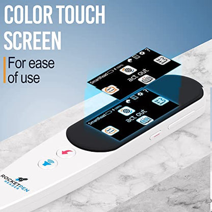 Rocket Pen Reading Tutor Scan Any Surface, Six Decoding Tools–Blue Case | Make reading your new superpower - color: Blue Case