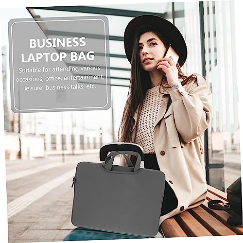 Laptop Carrying Tote Handheld Bag Laptop Protector for Business Travel Storage Double Zippers Scratch-resistant for Women and Men