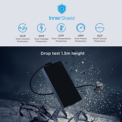 Innergie T24 240W 230W Universal Gaming Laptop Charger Power Adapter for Acer ASUS ROG Dell Alienware HP Lenovo MSI 100-240V AC Input 20V 12A DC Output Power Supply Made by Delta Electronics - color: 240 Watts ver.
