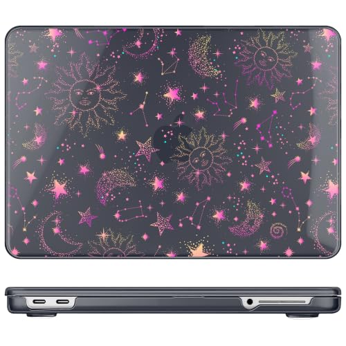 May Chen Compatible with MacBook Neo 13 inch Case 2026 Model A3404, Plastic Hard Shell,Keyboard Cover,Screen Protector,Dust Plug, for MacBook Neo 13" with A18 Pro Chip,Cosmic Galaxy - color: Cosmic Galaxy