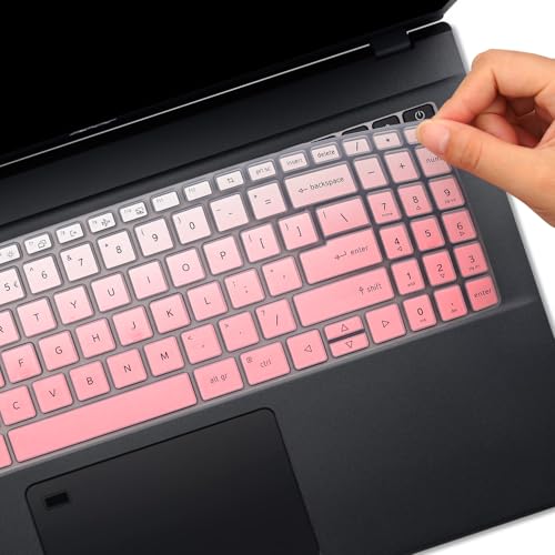 Keyboard Cover for Acer Aspire 3 A315-24P A315-24PT A315-58 A315-59 A315-510P 15.6", Aspire 5 A515-57 A515-57G A515-58GM A515-58M (NOT FIT Acer Aspire 5 A515-43/54/55/56)-OPink - color: OmbrePink