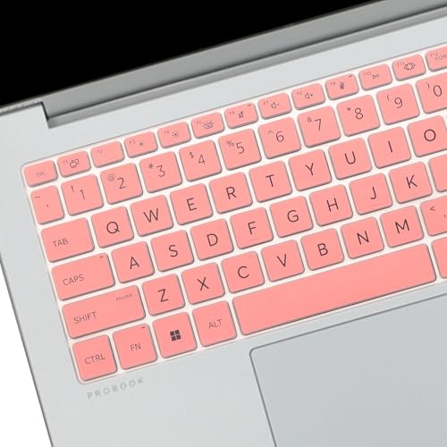 Keyboard Cover for HP ProBook 440 G11 14 & HP ProBook 445 G11 14-inch Laptop Accessories Keyboard Protective Cover Skin (NOT Fit HP ProBook 440 445 G10/G9/G8/G7/G6/G5)-Pink - color: Pink