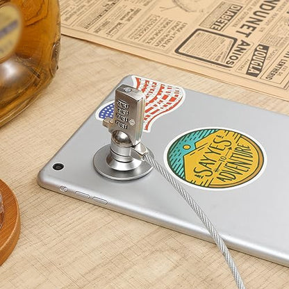 HOX Laptop Cable Lock, Hardware Security Cable Lock Anti Theft Combination Lock for iPad Tablet Laptop MacBook