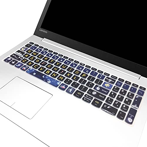 Keyboard Cover for Lenovo IdeaPad 320 330 330s 340s 520 720s 130 S145 L340 S340 15.6" 17.3"/ IdeaPad 3/Yoga C740 C940 15.6"/ ThinkBook 15/Lenovo-A12, Space Man - color: Space Man