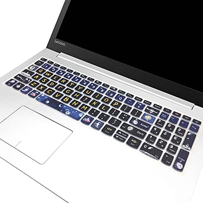Keyboard Cover for Lenovo IdeaPad 320 330 330s 340s 520 720s 130 S145 L340 S340 15.6" 17.3"/ IdeaPad 3/Yoga C740 C940 15.6"/ ThinkBook 15/Lenovo-A12, Space Man - color: Space Man