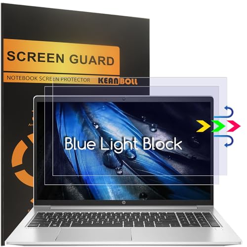 KEANBOLL 2 Pack Anti Blue Light (Matte) Screen Protector for HP Laptops 15.6" HP 250/255 G10丨HP Pavilion/OMEN/ENVY/EliteBook/ProBook/ZBook/Victus/ChromeBook 15.6-Inch Laptop, Blue Light Blocking
