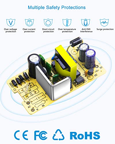 ALITOVE AC to DC Converter 110V to 12V 3A 36W Cigarette Lighter Adapter | Cigarette Lighter to Wall Outlet Adapter 3Amp 2A, AC to DC Adapter for Car Charger Car Dash Cam Car MP3/MP4 Car Fan - size: 3A