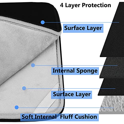 Laptop Case, Shockproof Protective Computer Sleeve Carrying Flip Cover Bag | Laptop Case, Briefcase Carrying Computer Bag Case Compatible with 15.6 Inch HP, ASUS, Lenovo, Acer, Notebook, Computer, Black - color: Black, size: 13 Inch