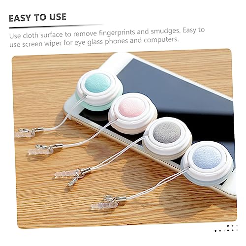 Beavorty 4pcs Eco-Friendly Electronic Glasses Lens Cleaning Cloths Multi-Purpose Screen