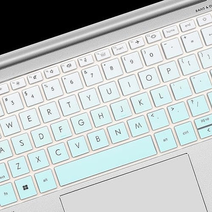 Keyboard Cover for HP EliteBook 830 835 840 845 1040 G9 G10 13.3 14 inch Laptop Accessories Keyboard Protective Skin (Not fit 840 845 1040 G8 G7 G6 G5 G4 G3)-OmbreMint - color: OmbreMint