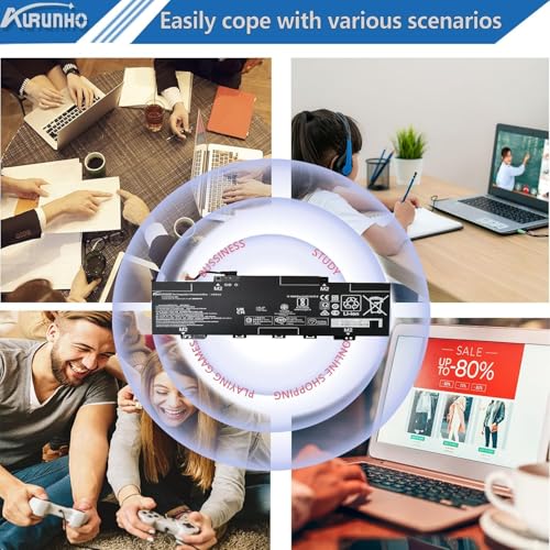 PC03XL Laptop Battery Replacement for HP Pavilion x360 14 Convertible PC 14-DW 14-DY 14-DH 14-BA 14-CD 15-ER Series M24648-005 HSTNN-OB1W M24421-271 M24421-AC1