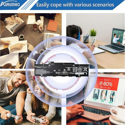 PC03XL Laptop Battery Replacement for HP Pavilion x360 14 Convertible PC 14-DW 14-DY 14-DH 14-BA 14-CD 15-ER Series M24648-005 HSTNN-OB1W M24421-271 M24421-AC1