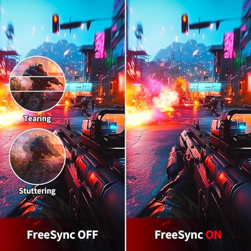 SANSUI 27 Inch WQHD 2560X1440 Curved Gaming Monitor, 180Hz MPRT 1ms Computer Monitor,HDMI2.0 * 2, DP1.2 * 2, Freesync, Curved 1500R, 5000:1 Contrast Ratio, 120% sRGB,HDR(ES-G27C1Q DP Cable Included) - size: 27