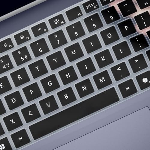 Keyboard Cover for Dell 14 Plus DB04250 DB04255 DB14250 DB14255 14", Dell Inspiron 14 5440 5441 5445 7440 7441 7445 & Inspiron 16 7640 US Layout (Not Fit:Dell 14S & 14 DA14250 Premium)-Black - color: Black