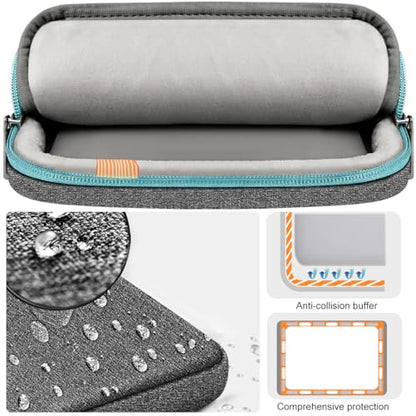 Hseok Laptop Case 15 15.6 16 inch Sleeve with Handle and Hidden Straps,Compatible with MacBook Neo 16",MacBook Pro Air 16" 15", 360°Protective PC Briefcase with 4 Pockets for Accessories,Sapphire - color: Sapphire