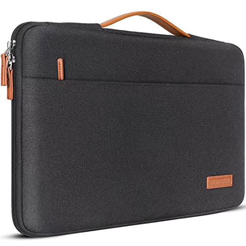 DOMISO 13.3 inch Laptop Case Sleeve Protective Cover Compatible with 14 inch MacBook Pro M4 M3 M2/MacBook Pro Max,13-13.3 inch Dell,Lenovo, HP,Waterproof Computer Cases Bag with Handle,Black - color: Black, size: 14" for MacBook Pro
