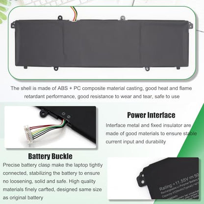 50Wh C31N1905 Laptop Battery Replacement for Asus VivoBook S13 S330FA S330UA S333EA S333JA S14 M433IA S433EA S433IA S15 D533IA S513EA M533IA S532FA S533EA S533FL S533EQ S533IA Series - size: 11.2*3.53*0.15inch C31N1905
