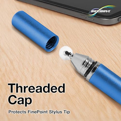 BoxWave Stylus Pen Compatible with LG Gram (14Z970) - FineTouch Capacitive Stylus, Super Precise Stylus Pen - Lunar Blue
