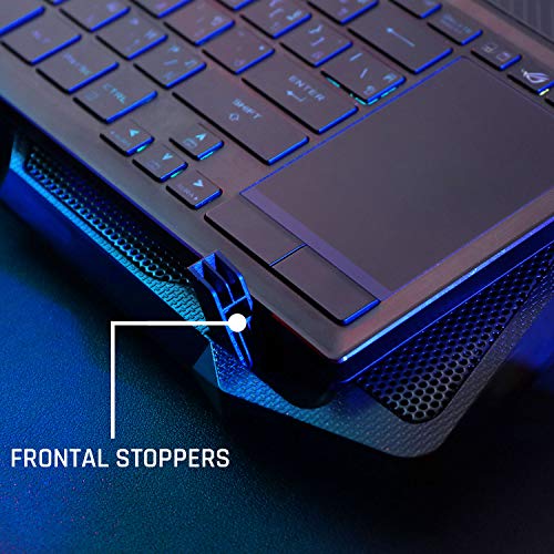 KLIM Wind Laptop Cooling Pad - More Than 500 000 Units Sold - New Version - The Most Powerful Rapid Action Cooling Fan - Laptop Stand with 4 Cooling Fans at 1200 RPM - USB Fan - PS5 PS4 - Cyan - color: Turquoise