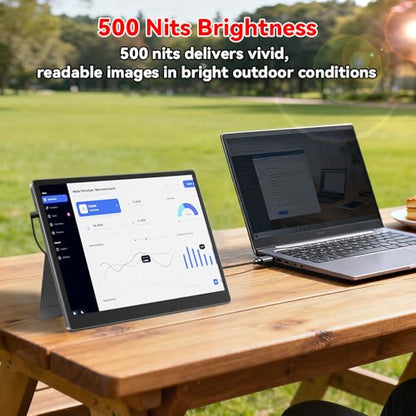 S135 13.5 Inches Portable Monitor for Switch/Switch 2 Laptop | 2256*1504P Travel Mini Monitor IPS Display 100% sRGB Built-in Speakers Mini HDMI for PC Desktops Office Xbox PS4/5 Console - size: 13.5"