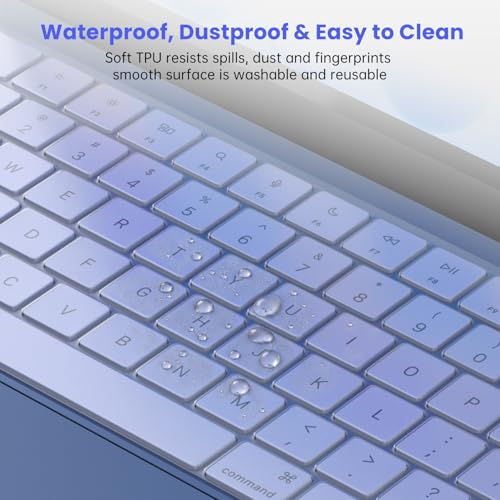 CaseBuy MacBook Neo Accessories, Premium Ultra Thin Keyboard Cover Protector for 2026 MacBook Neo 13 inch Laptop, 2026-2022 MacBook Air 13"/15" M2/M3/M4/M5, US ANSI Layout - size: MacBook Neo/Air 13"(2022+)