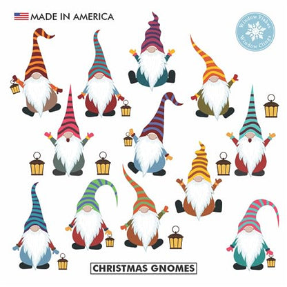 12 x Gnomes Laptop Stickers Set - Cute Gnome Sticker Decal for Laptop - Computer Laptop Decals Aesthetic - Skateboard, Journal and Water Bottle Stickers - style: Small Gnomes Stickers (Set of 12)