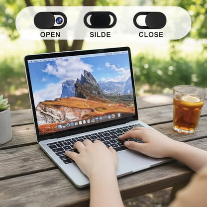 50Pcs Webcam Cover Slide, Phone Camera Cover, Cameras Blocking Stickers Front Cameras Covers for Phone, Camera Privacy Covers Fits Most Laptop, Desktop, Phones