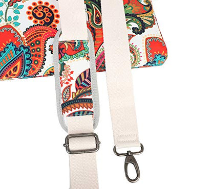 Paisley Pattern Lightweight Waterproof Laptop Shoulder Bag Sleeve Case for MacBook Pro 16 inch and 15.6 inch-16 inch Laptop - color: Paisley
