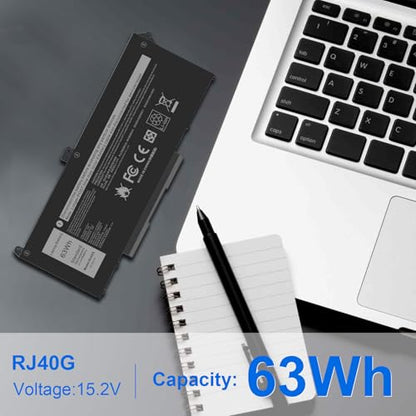 Fancy Buying RJ40G 005R42 0WK3F1 0M3KCN M033W 01K2CF Laptop Battery Replacement for Dell Latitude 15 5520 Latitude 14 5420 Precision 15 3560 Series 075X16 WY9DX P137G P137G001 P104F P104F001 - size: 9.64*3.78*0.23inch