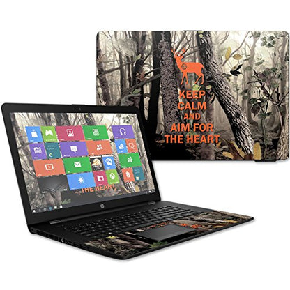 MightySkins Skin Compatible with HP 17t Laptop 17.3" (2017) - Deer Hunter | Protective, Durable, and Unique Vinyl Decal wrap Cover | Easy to Apply, Remove, and Change Styles | Made in The USA - color: Deer Hunter