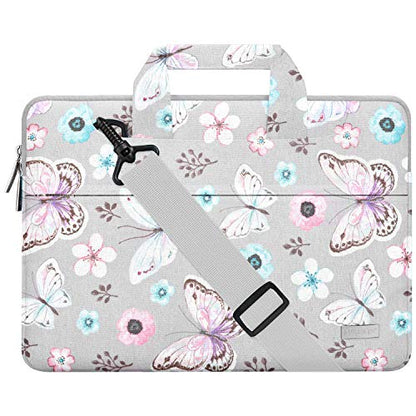 Hseok Laptop Shoulder Bag 15 15.6 16 Inch Briefcase,Compatible MacBook Pro/Neo 16",MacBook Air/Pro 15,XPS 15/16 and most 15.6-16 and Most 15-16 Notebooks,Spill-Resistant Handbag,Butterfly - color: Butterfly, size: 15-16 inch