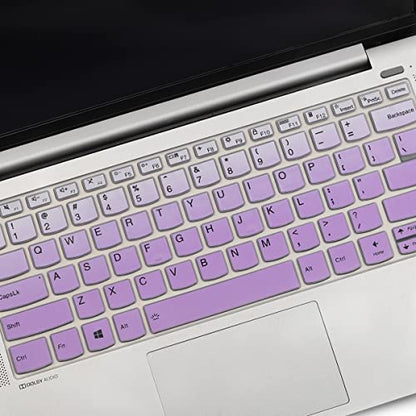 Keyboard Cover for 14" Lenovo Ideapad Silm 7 7i 14, Ideapad Silm 7 7i Pro 14", Lenovo Flex 5 14", Ideapad 5 14", IdeaPad Flex 5 5i 14, ThinkBook 14 14s G2 G3 Keyboard Cover - color: GPurlple