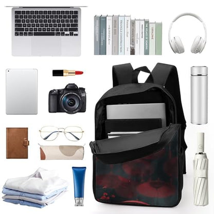 Laptop Backpack Lightweight Computer Bag Casual Daypack Red Style Umbrella Travel Backpacks for Women Men