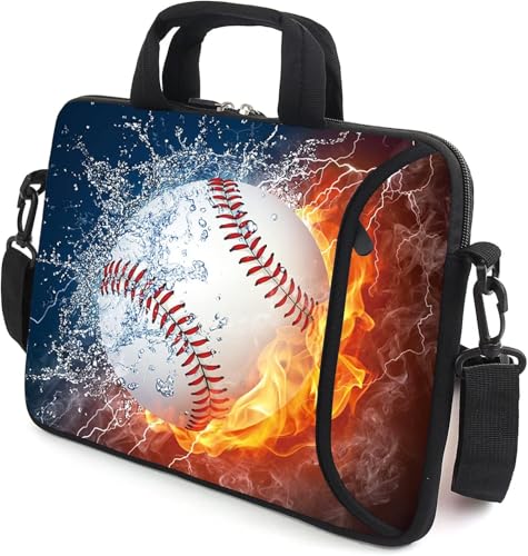 13" laptop bag laptop sleeve chromebook case adjustable shoulder strap with handle accessory pocket for men women (RYD-13-6) - color: Ryd-13-6
