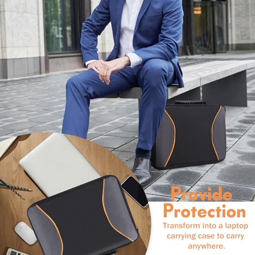 Laptop Sun Shade Laptop Sun Glare Shield Privacy Screen Hood 12-14'' | Lightweight Laptops Sunshade Bag for Working Outside Portable Shield Cover (Patent Pending) - size: 12-14in