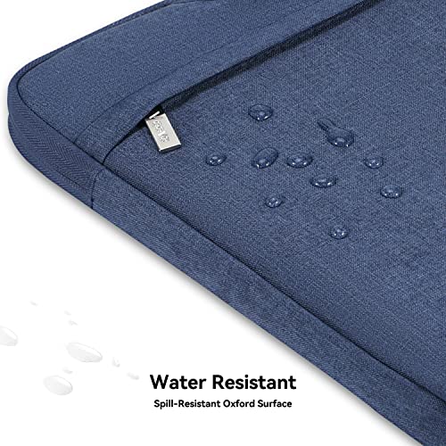 Voova 17.3-17 Inch Laptop Sleeve with Handle, MacBook Sleeve, Blue | Splash-proof 17.3-inch laptop sleeve with handle and removable strap; fits Dell, HP and Lenovo notebooks for business travel - color: Blue, size: 17-17.3 In
