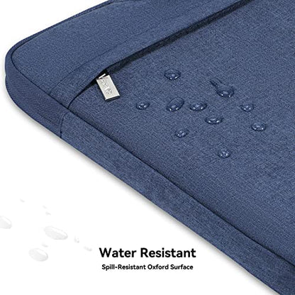 Voova 17.3-17 Inch Laptop Sleeve with Handle, MacBook Sleeve, Blue | Splash-proof 17.3-inch laptop sleeve with handle and removable strap; fits Dell, HP and Lenovo notebooks for business travel - color: Blue, size: 17-17.3 In