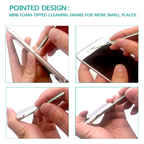 44 Pieces Cell Phone Cleaning Kit, USB Charging Port and Headphone Jack Cleaner Brush Tool Set Compatible with iPhone Xs Max X 8/7/6/5/4 iOS Samsung LG Huawei MacBook and Android Devices