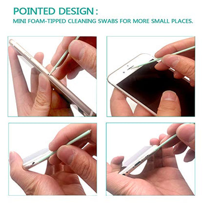 44 Pieces Cell Phone Cleaning Kit, USB Charging Port and Headphone Jack Cleaner Brush Tool Set Compatible with iPhone Xs Max X 8/7/6/5/4 iOS Samsung LG Huawei MacBook and Android Devices