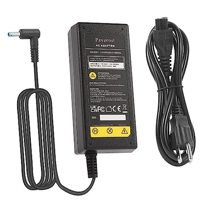 Laptop Charger 45W Power Cord: Replacement for HP Pavilion Charger Model 741727-001 AC Adapter - 45W 19.5V 2.31A for HP Stream 14 15 11 13 Computer Power Supply