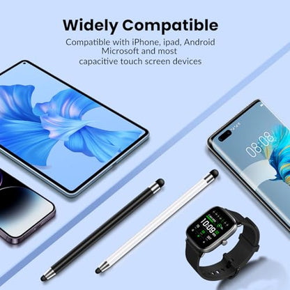 10PCS Stylus Pen for Touchscreen, Compatible with All Touch Screen Devices | High Precision Sensitivity Stylus Pen for iPad/iPhone/Samsung/Android - color: 10-Pack