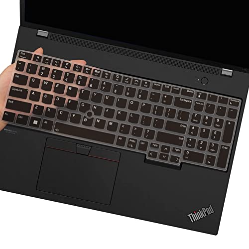 Keyboard Cover for Lenovo ThinkPad E16 L16 P16 P16v (Gen 2/Gen 1) / T16 P16s (Gen 3/Gen 2/Gen 1) 16 inch, Thinkpad L15 Gen 4/3 15.6 inch(Not Fit Thinkpad Z16, L15 Gen 2/1)-Black - color: Black