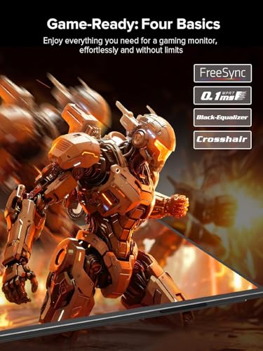 UPERFECT QLED 24" 144Hz Portable Monitor 1080P 145% sRGB 450Nits w/Stand & VESA, HDMI USB-C FHD Travel Monitor for Laptop/Gaming Devices/Phone/Mini PC, External Second Screen for Gaming & Work - size: 24"
