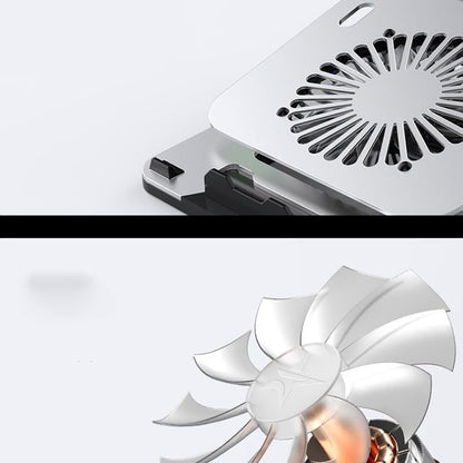 Computer Stand Aluminum Alloy Radiator Fan Lifting Handheld Portable