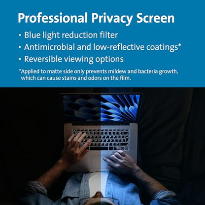 Kensington MagPro™ Elite Magnetic Privacy Screen for Apple MacBook Air 15" (M2/M3/M4, 2023 and newer) - size: 15" MacBook Air