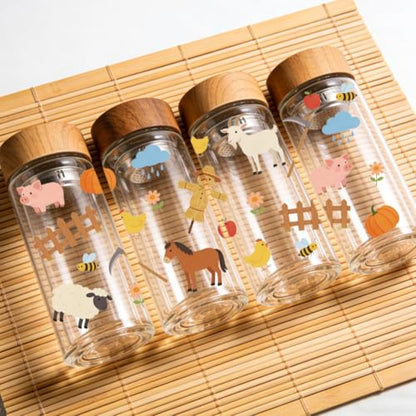 Peacoblue UV DTF Cup Wraps Transfer Stickers Farm Animals and Chickens Pattern, 10 Sheets Waterproof Custom Vinyl Transfer Sticker 16oz Coffee Glass Cup Tumbler Bottle Mug Decals for Men Women - style: Farm Animals and Chickens